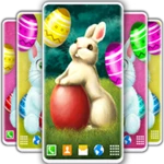 easter rabbit live wallpaper android application logo